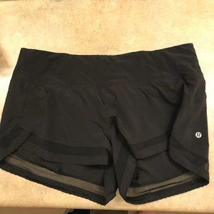 sz10 Lululemon shorts EUC+!  Black